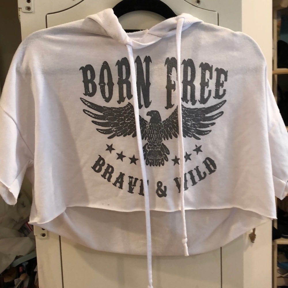 Cropped sweatshirt